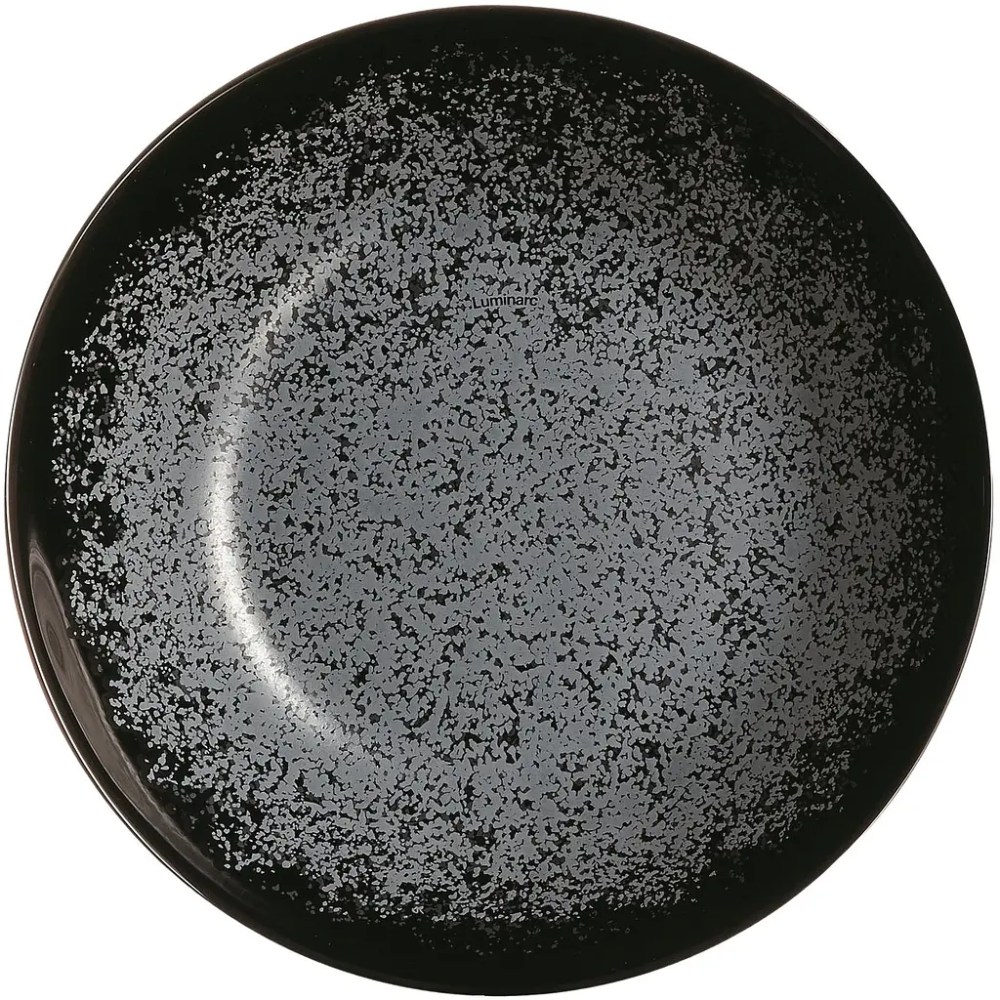Тарілка столова глибока LUMINARC SLATE BLACK 20 см (V0116)