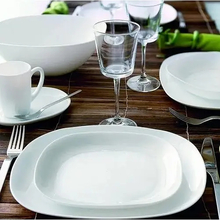 Тарелка столовая мелкая LUMINARC SWEET LINE WHITE 28 см (X0511)