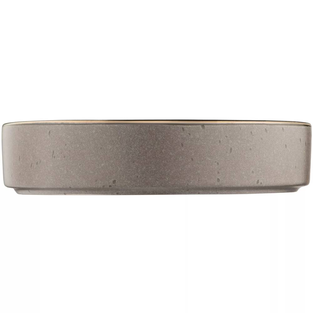 Тарілка супова ARDESTO Fasano 20см Gray/Brown (AR0420GB) Діаметр 20