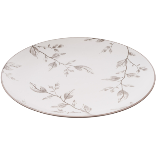 Тарілка столова дрібна ARDESTO Asti 26.9 см White/Beige (AR1427AB) Матеріал кам'яна кераміка