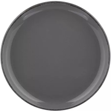 Тарелка столовая мелкая ARDESTO Lazio 27 см Gray Dark (AR1626DG)