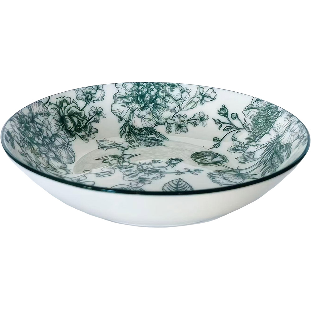 Тарелка столовая глубокая LIMITED EDITION Blossom Green 20 см 0,8 л (YF7002-3)