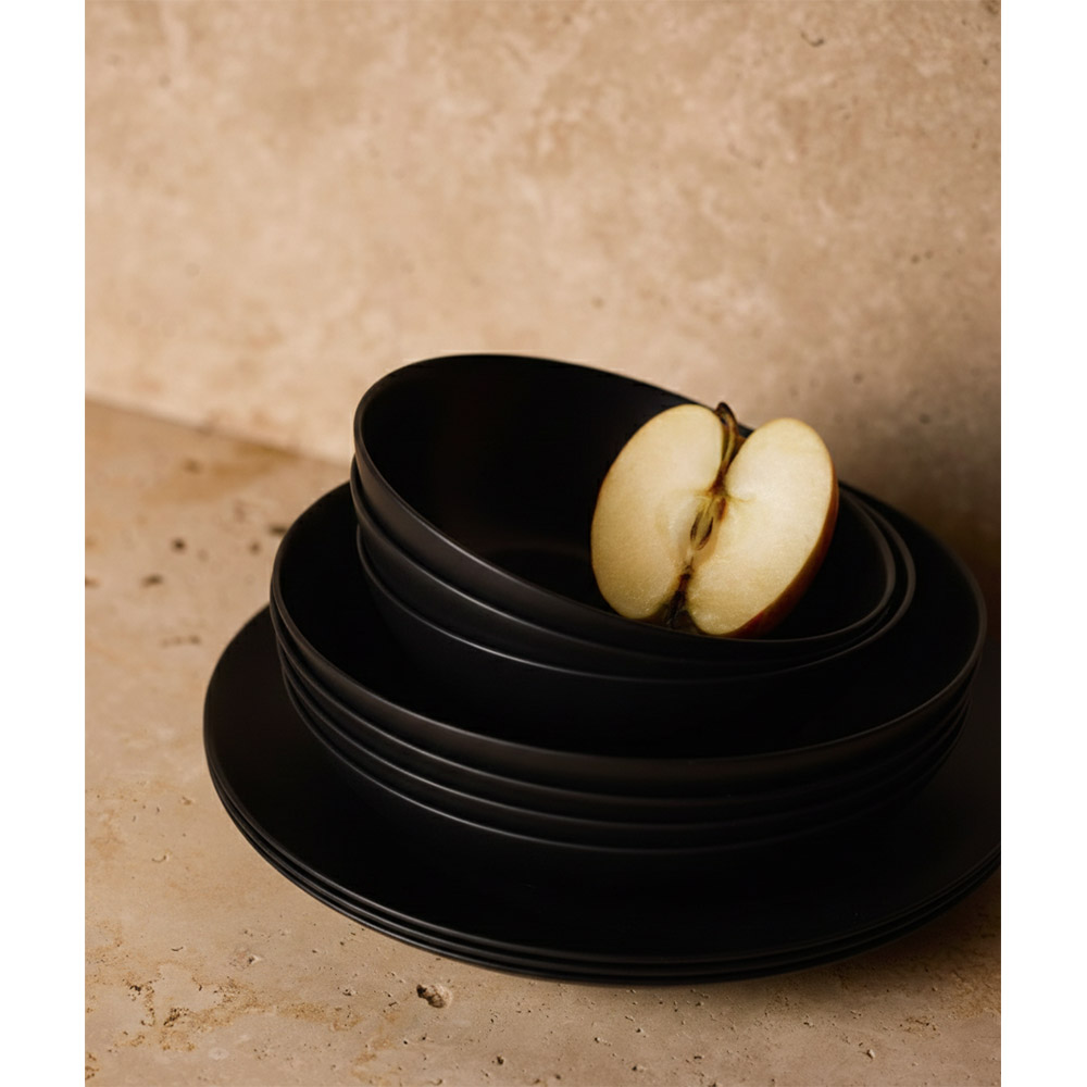 Тарілка десертна LUMINARC Apy Black 18 см (X1945) Можна мити в посудомийній машині так