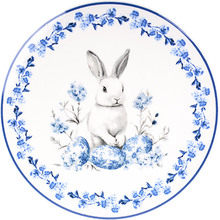Тарілка ALBA CERAMIC Blue Rabbit 21 см (769-099)