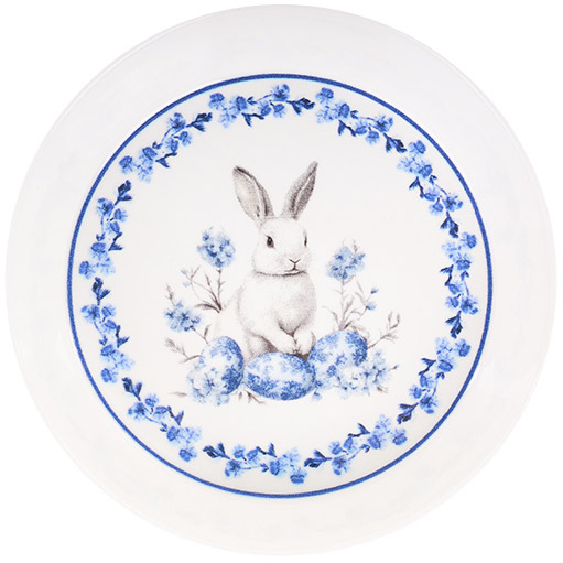 Блюдо ALBA CERAMIC Blue Rabbit 23 см (769-101) Тип блюдо