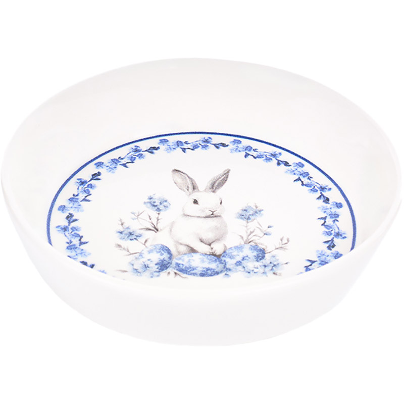 Блюдо ALBA CERAMIC Blue Rabbit 23 см (769-101)