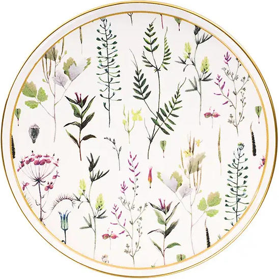 Тарілка столова дрібна ALBA CERAMIC Floral 26 см (769-077)