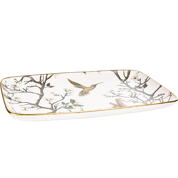 Страва ALBA CERAMIC Bird 34х25 см (769-089) Тип блюдо