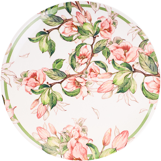 Тарілка столова дрібна ALBA CERAMIC Pink Blossom 26 см (769-095)