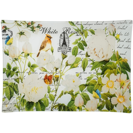 Блюдо VIVA GARDEN 35 х 25 см White (S3235-L078)