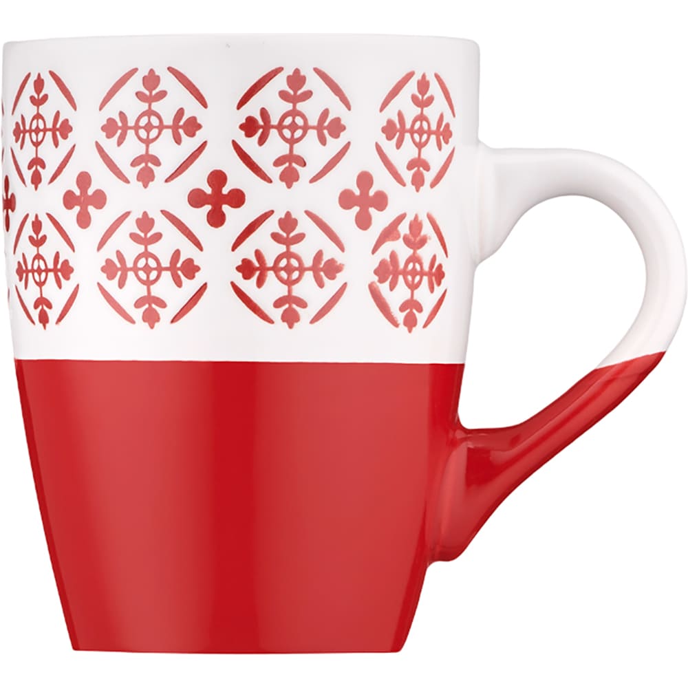 Кухоль ARDESTO Ornament 320 мл Red/White (AR3045R) Тип кухоль