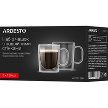 Набор чашек ARDESTO Ardesto 120 мл 2 шт (AR2612BH)