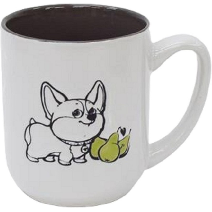 Кружка ARDESTO Corgi 380 мл White/Grey (AR3054)