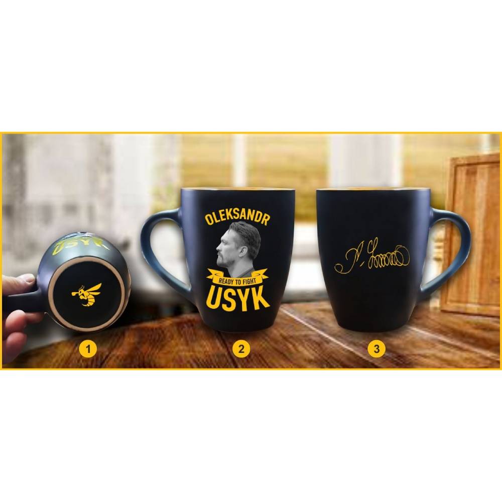 Кружка USYK BOXING Официальная от Александра Усика и RTF MUG (MUG-BLYL-RTF) Предназначение чай