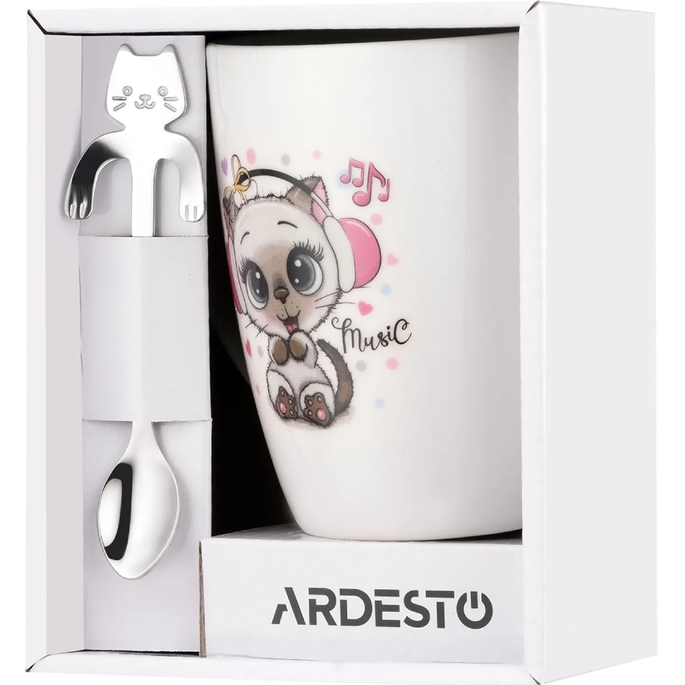 Зовнішній вигляд Кружка ARDESTO Music 320 мл (AR3041BS)