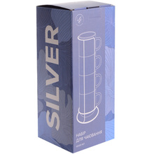 Набір кухлів LIMITED EDITION SILVER 300 мл 4 шт (RX-N240581)