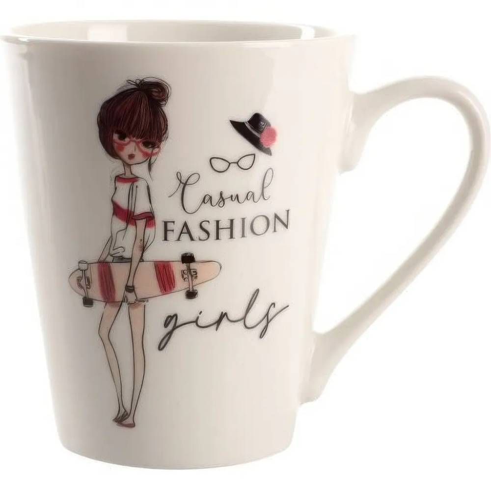 Кухоль Limited Edition Fashion Girl D 300 мл White (B02-T3977D)