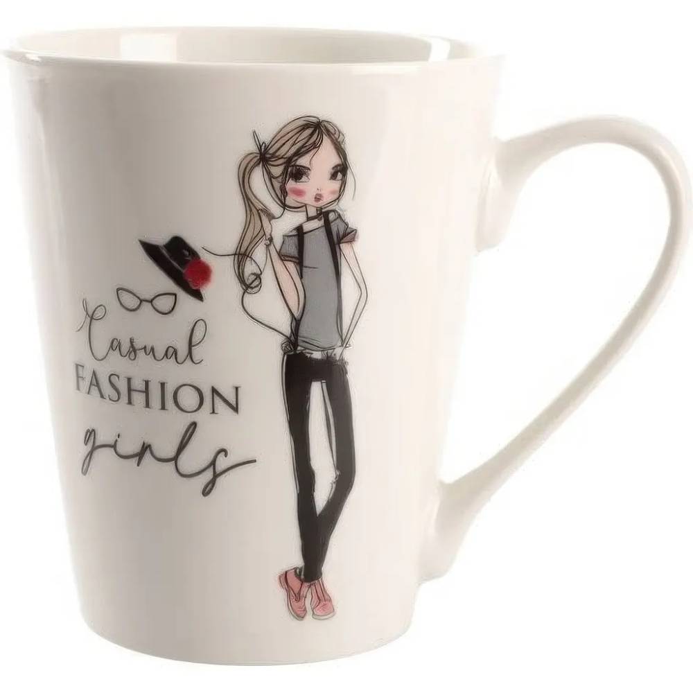Кружка Limited Edition Fashion Girl A 300 мл White (B02-T3977A)