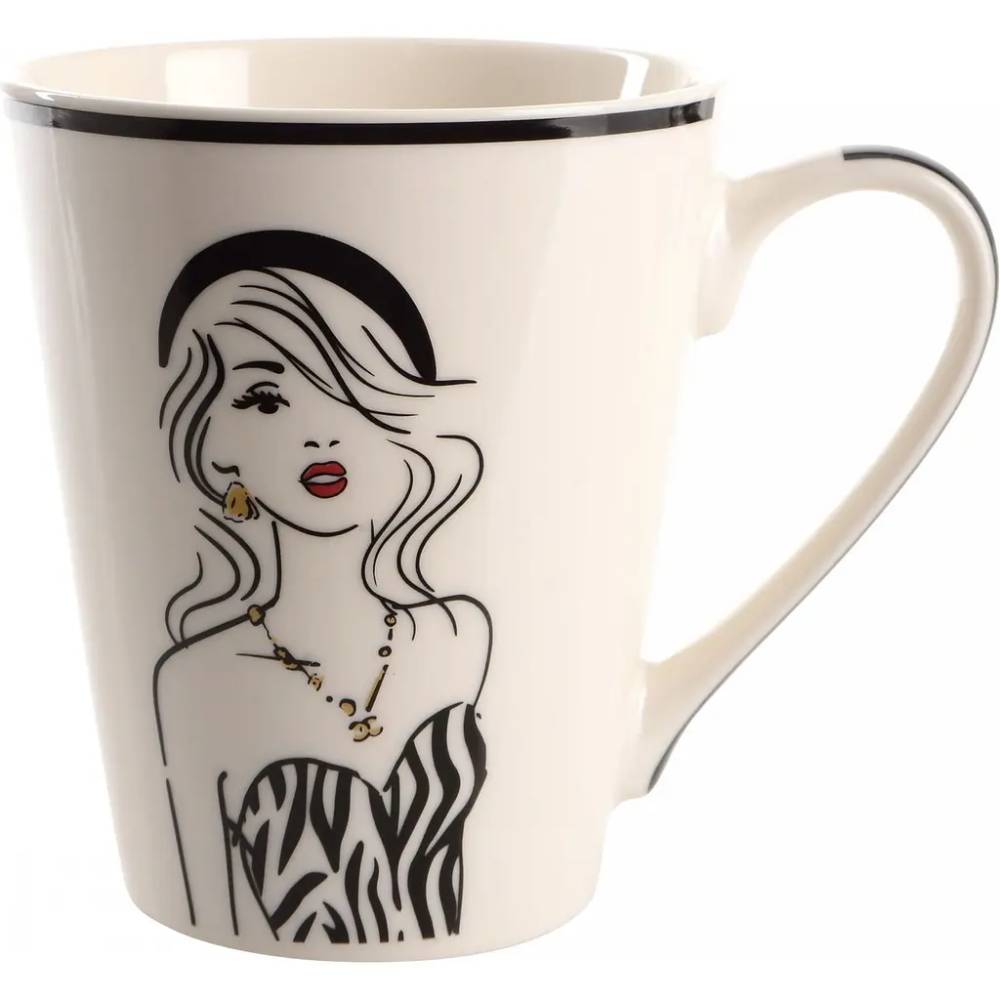 Кухоль Limited Edition Madam D 300 мл White (B02-E0825D)