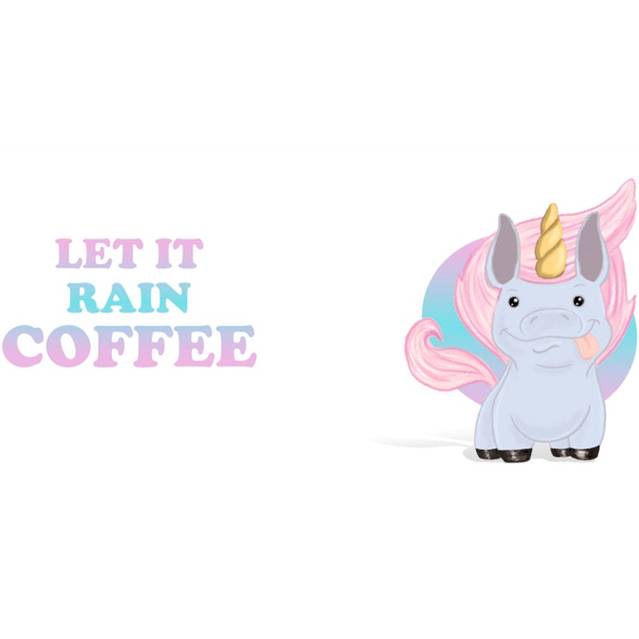 Кружка ABYSTYLE Unicorn Lol And Co - Let It Rain Coffe 320 мл (TGGMUG144) Объем 320