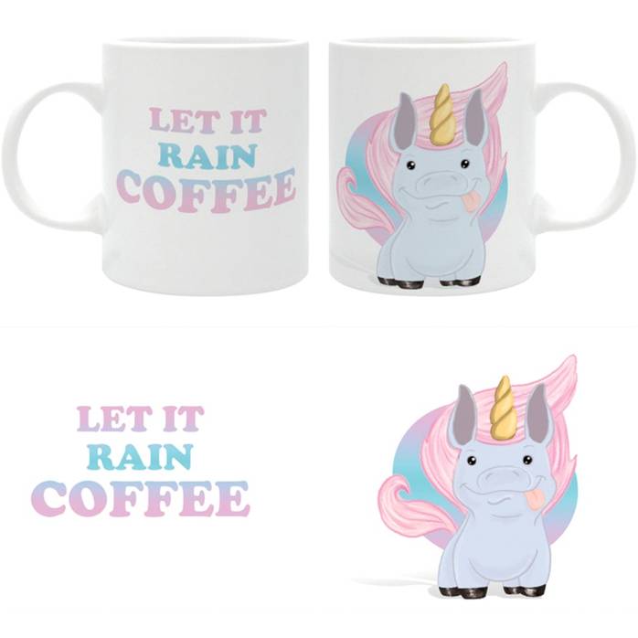 Кружка ABYSTYLE Unicorn Lol And Co - Let It Rain Coffe 320 мл (TGGMUG144) Предназначение кофе