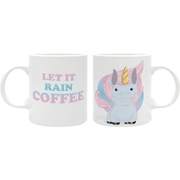 Кружка ABYSTYLE Unicorn Lol And Co - Let It Rain Coffe 320 мл (TGGMUG144) Предназначение чай