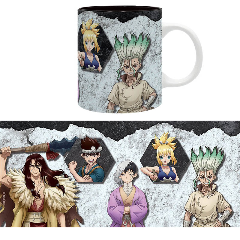 Кухоль ABYSTYLE Dr. Stone Characters 320мл (ABYMUG829) Матеріал кераміка