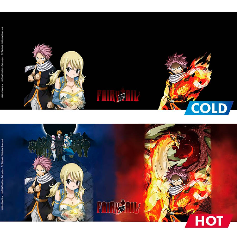 Кухоль ABYSTYLE Fairy Tail Natsu and Lucy 460 мл (ABYMUG880) Особливості прояв малюнка під час нагрівання