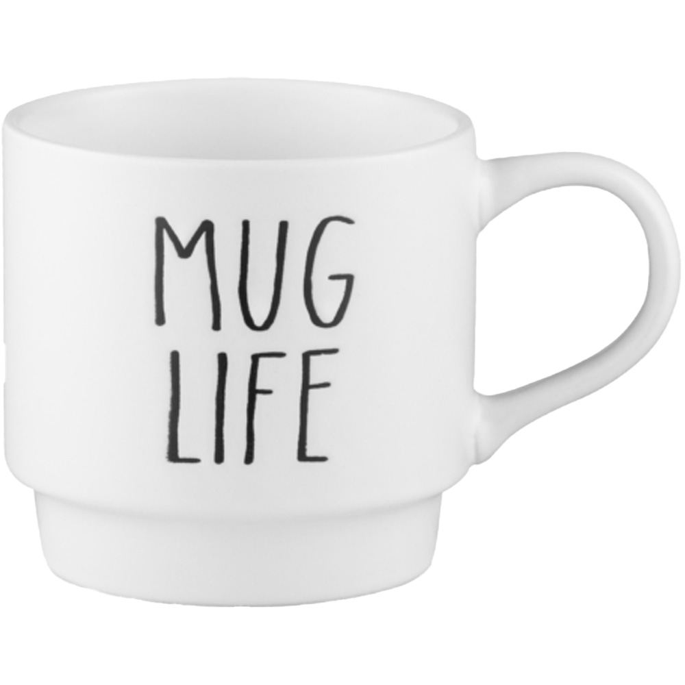 Набір кухлів ARDESTO 320мл 4шт White (AR3095S) Об'єм 320