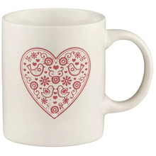 Чашка ARDESTO Heart 320 мл white (AR3074W)