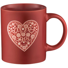 Чашка ARDESTO Heart 320 мл red (AR3074R)