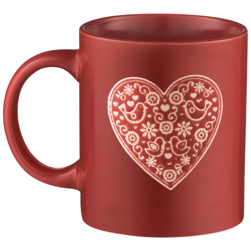 Чашка ARDESTO Heart 320 мл red (AR3074R) Предназначение кофе