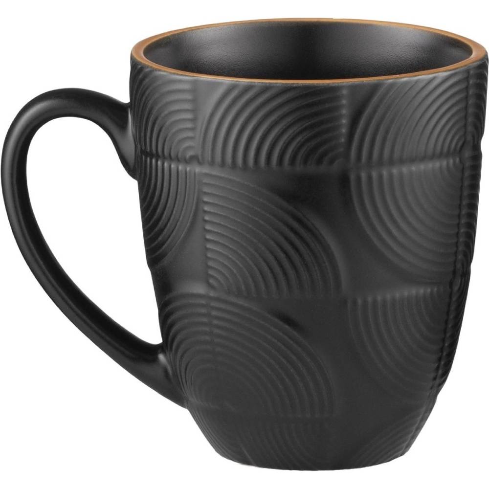 Кухоль ARDESTO Dafne 380 мл Black (AR3068BK) Додатково Висота: 10 см; діаметр: 9.2 см (верхній)