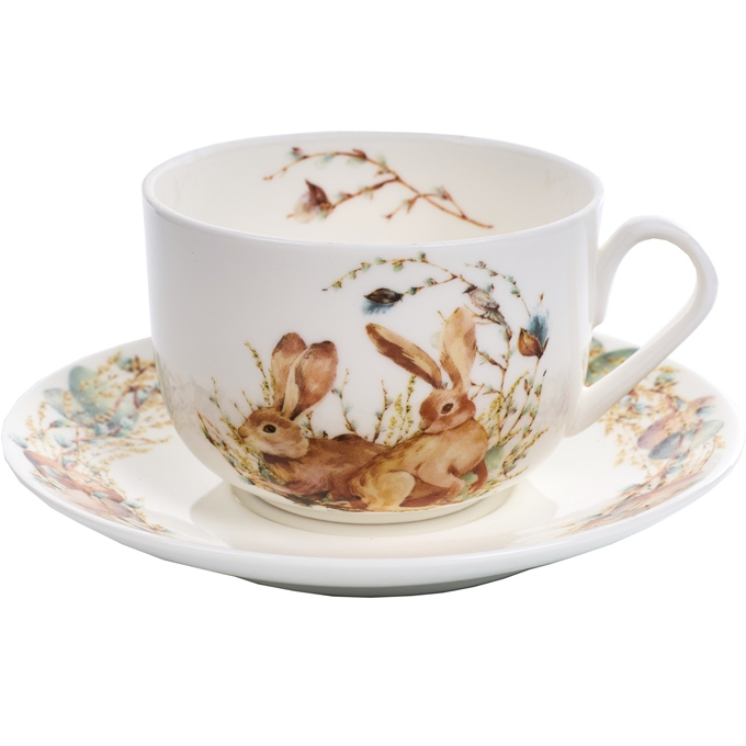 Чашка с блюдцем LEFARD Easter Time 280 мл (985-220)