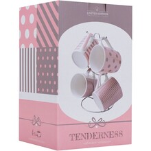 Набір кухлів LIMITED EDITION TENDERNESS 4 х 280 мл (D76-T2312)