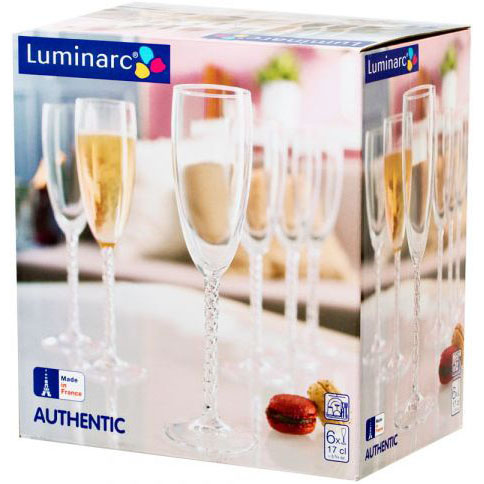 Набор Luminarc Aime Authentic Transp (H5653) Предназначение шампанское