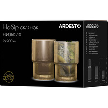 Набор стаканов ARDESTO 2 х 200 мл Gold (AR2620GG)