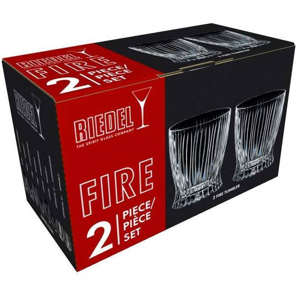 Набор стаканов RIEDEL FIRE WHISKY 0,295 л (0515/02 S1)) Объем 295