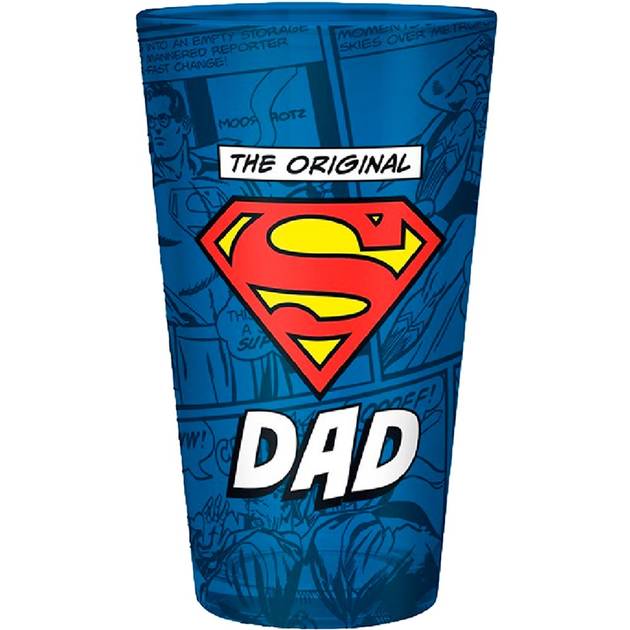 Стакан ABYSTYLE DC COMICS The Original "S" Dad Супермен 400 мл (TGGVER002) Тип стакан