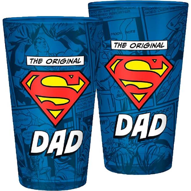 Стакан ABYSTYLE DC COMICS The Original "S" Dad Супермен 400 мл (TGGVER002) Предназначение сок