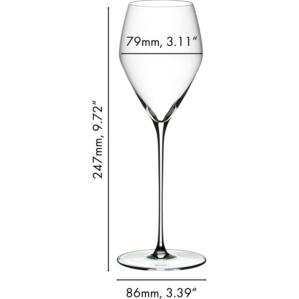 Набор бокалов RIEDEL Veloce 327 мл 2 шт (6330/28) Объем 327