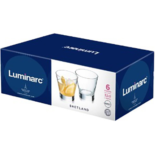 Набор стаканов LUMINARC SHETLAND (N8005) Предназначение вода