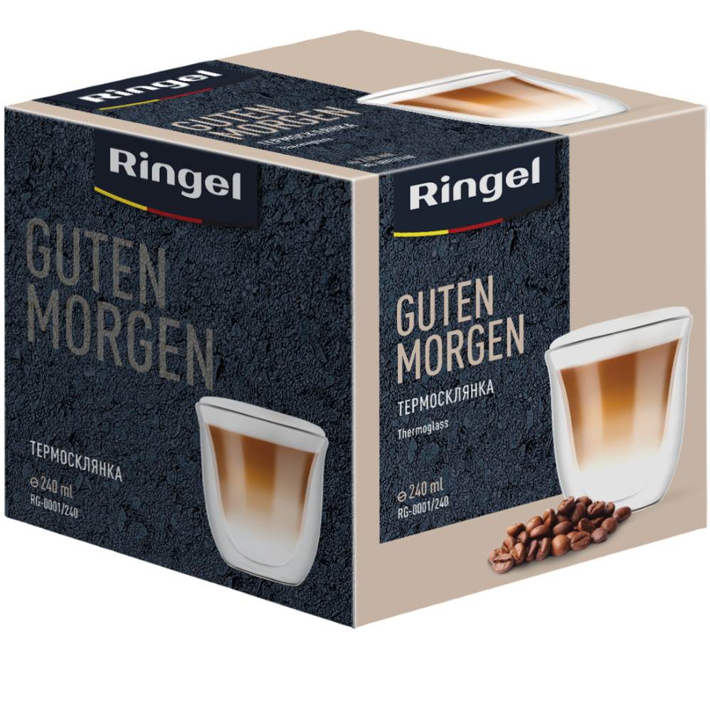 Стакан RINGEL Guten Morgen 240 мл (RG-0001/240) Стакан RINGEL Guten Morgen 240 мл (RG-0001/240) Предназначение вода