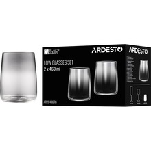 Набір склянок ARDESTO Black Mars Mira 460 мл 2 шт (AR2640GRG)