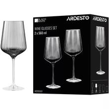 Набор бокалов ARDESTO Black Mars Alcor 560мл 2шт Gray (AR2656GF)
