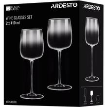 Набор бокалов для вина ARDESTO Black Mars Mira 410мл 2шт Gray (AR2641GRG)