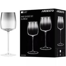Набор бокалов для вина ARDESTO Black Mars Mira 410мл 2шт Gray (AR2641GRG)