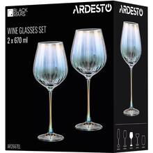 Набор бокалов для вина ARDESTO Black Mars Zenith 670мл 2шт Transparent (AR2667EL)