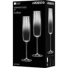 Набір келихів ARDESTO Black Mars Mira 270 мл 2 шт (AR2627GRG)