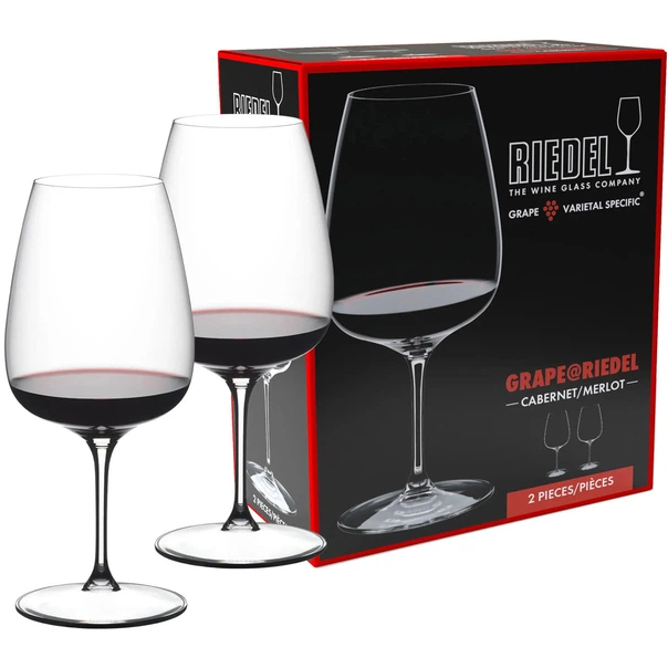 Внешний вид Набор бокалов RIEDEL для Cabernet/ Merlot/ Cocktail 0.830 л 2 шт (6424/0)